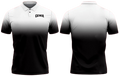 CEWA Faded Black & White Polo