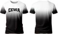 CEWA Faded Black & White T-Shirt