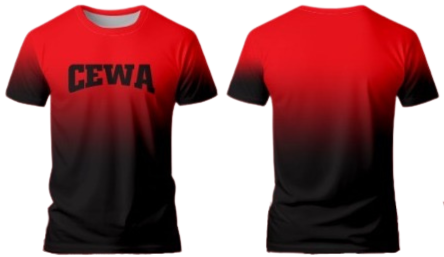 CEWA Faded Black & Red T-Shirt