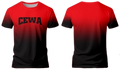 CEWA Faded Black & Red T-Shirt