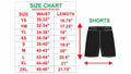 GGB Faded Black & White Fight Shorts
