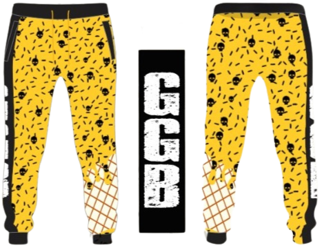 GGB Ice Cream Drip Zipper Pants