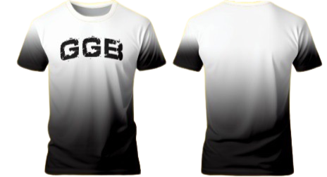 GGB Faded Black & White T-Shirt